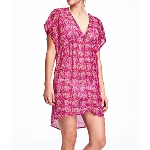 Old Navy crinkle chiffon cover up size M - Picture 1 of 9